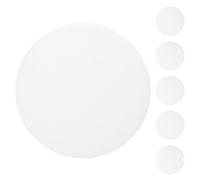 Zerodeko Diffuseur de Lumière Rond Matériau Solide en Plastique Blanc 12pcs Abat-Jour Anti-éblouissement Facile à Installer pour Plafonnier LED pour Bureau ou Maison
