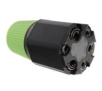 Zerodeko Distributeur de Pièces D’Un Dollar Portable en Plastique pour Voiture, Boîte à Monnaie Compacte Comptage Automatique, Récipient à Pièces Multifonction Bureau et Voyage,