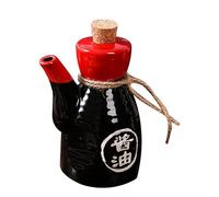 Zerodeko Distributeur D'huile En Céramique, Bouteille D'huile Et Vinaigre, Bouteille D'assaisonnement Japonais De 200 Ml, Robinet Vinaigrier, Pour Sauce Soja, Vinaigre D'huile D'olive
