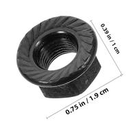 Zerodeko Écrous à Bride Sécurisés pour Vélo Kit avec Crochets et Anti-dérapants et Faciles à Installer pour Essieux et Arrière de Vélo Garçon Fille