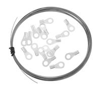 Zerodeko Élément de rechange pour soudeuse à impulsion, fil des éléments chauffants de remplacement pour scelleuse, 1 Set, Nickel-Chromium, couleur argent, 5 mètres, emballage hermétique,