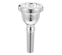 Zerodeko Embouchure Trombone Alto Métal Argenté pour Débutants et Professionnels Embout Pratique pour Instruments à Vent Soutien Sonore et Usage Polyvalent