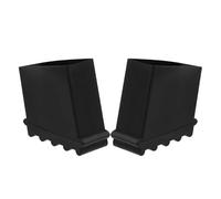 Zerodeko Embouts de Pieds D’Échelle Antidérapants en Caoutchouc Isolant 2 Pcs Protection Résistante à L’Usure pour Escabeaux Stabilité et Sécurité Électrique pour Travaux D’Ingénierie