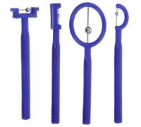 Zerodeko Ensemble de 4 Outils D'exercice Langue pour Orthophonie, Entraînement Musculaire Oral Compact et Précis, Design Ergonomique, pour Garçon et Filles en Rééducation
