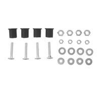Zerodeko Ensemble De 4 Ressort pour Bac à Shampoing de Salon Vis, Lot | Caoutchouc et Fer, Fixation Discrète pour Cuvette Céramique, Usage Quotidien en Salon