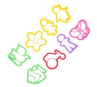 Zerodeko Ensemble de 8 Emporte-pièces en Plastique pour Pâte Polymère, Outil Portable pour Création de Boucles d'oreilles, Design Unique pour Fabrication de Bijoux