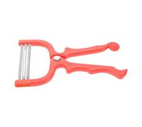 Zerodeko Épilateur Visage à Ressort Rouge Portable pour Lèvres, Menton et Joues, Appareil D’épilation, Doux pour Peau Sensible, Compact et Pratique, Épilateur Facial Multifonction