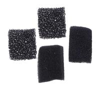 Zerodeko Éponge à Maquillage Texture à Pointillés 4 Pièces Noire pour Halloween pour Créer Cicatrices et Effets Spéciaux lors de Fêtes et Cosplay