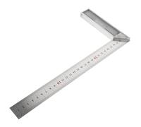 Zerodeko Équerre de Menuisier 300 Mm en Acier Inoxydable Épais, Règle de Traçage Multifonction, Précision Angulaire Renforcée, Outil de Mesure pour Bricolage et Construction