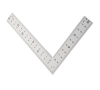 Zerodeko Équerre de Menuisier Multifonction en Acier Inoxydable 15 X 10 CM Outil de Mesure Carrée Haute Précision pour Travail du Bois Petite Règle en L Robuste pour Charpentier et