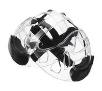 Zerodeko Équipement d'Entraînement 2 Pièces Casque Taekwondo Masque Transparent Détachable pour Karaté, Boxe et Compétition Multi-Sports