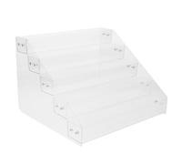 Zerodeko Étagère à Parfums Acrylique Verticale 5 Niveaux Capacité 50 Paquets Rangement Organisé Facile Accès pour Magasins de Proximité Moderne et Élégante