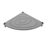 Zerodeko Étagère d'angle en diatomées, bac de séchage de comptoir de | Étagère d'angle pour comptoir, porte-distributeur d'éponge à savon à absorption rapide, pour comptoir ou évier.