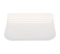 Zerodeko Étagère Flottante Murale Pliable sans Perçage pour Salle de Bain Cuisine, Rangement Soigné Bords Relevés, Matériau Hips et PP, Couleur Blanc Simple et Stylé