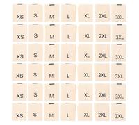 Zerodeko Étiquettes de taille de vêtements en coton, 1 400 pièces, autocollants pour vêtements, étiquettes en tissu pour couture et repassage, pour la maison, le magasin ou les projets de