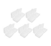 Zerodeko Étui de Rasoir Manuel de Voyage Rigide Transparent, Mallette Portable en Plastique 5 Pièces, Protection Légère et Compacte pour Rasoirs, Organiseur Pratique pour Accessoires