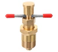 Zerodeko Extracteur pour Raccords à Compression en Cuivre Massif Outil de Retrait de Butée d'Angle Tube Solide en Laiton Couleur Rouge Outil de Plomberie Portable et Léger pour