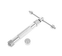 Zerodeko Extrudeuse d'argile Argentée pour Fabrication de Bâtonnets de Parfum, Outil Pratique Finition Soignée, Création Artisanale de Parfum