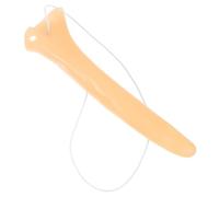 Zerodeko Faux Long Nez de Sorcière Khaki en Latex et Vinyle Célébration | Authentique et Réaliste, Compatible Maquillage, pour Fêtes à Thème, Théâtre et Costumes Clown