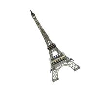 Zerodeko Figure Tour Eiffel en Métal 32 Cm, Ornement Vintage en Alliage Robuste, Décoration Intérieure pour Maison Et Bureau, Centre De Table Et Accessoire Photo, Pièce Unique De Modèle Architectural