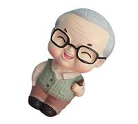 Zerodeko Figurine Couple Personnes Âgées Résine Petite Décoration Gâteau Mariage et Anniversaire Ornement et Pratique pour Fête et Intérieur