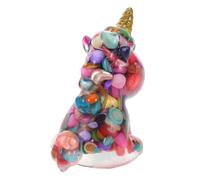 Zerodeko Figurine Licorne Cristal Naturel Ornement Animal Unique et pour Décoration de Bureau et Maison Collection de Statuettes Pierre Élégantes