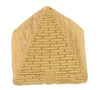 Zerodeko Figurine Pyramide Égyptienne Résine Robuste Décor Réaliste pour Maison et Bureau Cadeau Unique pour Amateurs Histoire