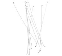 Zerodeko Fil pour Trancheuse à Fromage 14Cm Lot 10 en Acier Inoxydable Rechange Découpe Jambon et Beurre Outil Manuel pour Préparation Repas Maison