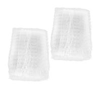 Zerodeko Filet de Lâcher de Ballons Blanc en Pp 2 Pièces, Maille Fine pour Empêcher Chutes Accidentelles, Capacité Jusqu'à 100 Ballons, pour Anniversaires et Fêtes
