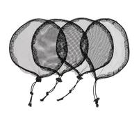 Zerodeko Filets Élastiques Noirs Lot de 4 en Nylon et Dentelle Confortables et Respirants pour Queue de Cheval Accessoire pour Occasions Formelles