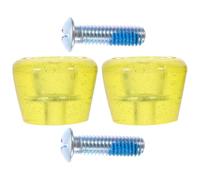 Zerodeko Freins de Patins roulettes Résistants à Usure Arrêts de Pointe Remplaçables PU Portable Antidérapants et Ajustables pour Patinage Quad et Ligne avec Vis