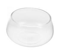 Zerodeko Grand Aquarium Rond en Verre pour Poissons Petit Aquarium De Bureau pour La Décoration De La Maison Ou du Bureau Bol en Verre pour Tortue Design Élégant Entretien Facile