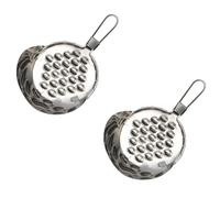 Zerodeko Grattoir à Gelée 2pcs en Acier Inoxydable Argenté Léger Trous Suspendus en U Cuisine et Cuisson