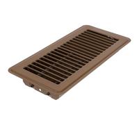 Zerodeko Grille D’Aération pour Plancher en Métal Brun Ventilation Intérieure Résistante Couverture Anti-Obstruction pour Chauffage et Climatisation Installation Facile Usage