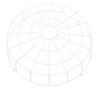 Zerodeko Grille de Protection en Fer pour Lampe de Secours, Cache-Fils pour Éclairage de Sortie de Secours, Adapté aux Ateliers et Espaces Commerciaux