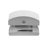 Zerodeko Guide de Porte Coulissante en Verre pour Salle de Bain, Acier Inoxydable 304, Guide Inférieur Butée Anti-Balancement pour Portes sans Cadre