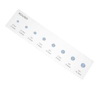 Zerodeko Guide des Tailles de Bagues en Mm Tableau Visuel de Comparaison des Diamants Ronds, Ovales Cœur, Outil de Mesure Précis pour Bijoux de Fiançailles et Achats de Mariage