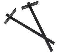 Zerodeko Guides de Scie Circulaire Règle de Profondeur Lot de 2 en Métal Noir Accessoires Faciles à Utiliser pour Coupe Précise pour Menuiserie