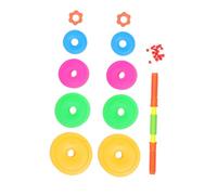 Zerodeko Haltère Réglable pour Garçon Fille Poids Ajustables pour Musculation Ludique Gym Garçon Fille Développement Musculaire et Exercices Adaptés Aux Tout-petits