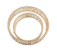 Zerodeko Handwoven Decorative Lampshade Papier Tressé Abat-jour Suspendu Style Protection Ampoule et Cache Luminaire pour Plafond Applique Murale et Salle de Bain Cuisine et Couloir