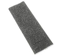 Zerodeko Housse de Protection pour Poignée de Microphone sans Fil en Plastique Motif Strass Noir, Manchon Compatible Microphones Portables, Accessoire pour Chanteurs et Animateurs