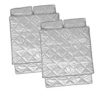 Zerodeko Housse pour Congélateur Extérieur Imperméable et Isolante avec Aluminium et Aimants Protection Solaire Résistante pour Mini Réfrigérateur Vertical