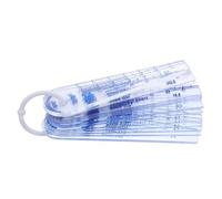 Zerodeko Jauge de Feu Porte Jauge Épaisseur Plastique Outil de Mesure Écart Portable pour Inspection de Maison et Mesure Jeu