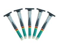 Zerodeko Jauge de Profondeur de Sculpture Pneu 0-25 MM 5 Pièces Bicolore Outil D’Inspection Robuste pour Voiture et Camion Testeur Portable de Bande de Roulement Précis Entretien et