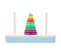 Zerodeko Jeu D'empilage Éducatif en Plastique à 10 Couches pour Garçon et Filles, de Construction pour Concours de Tours, Favorise la Patience Motricité Fine