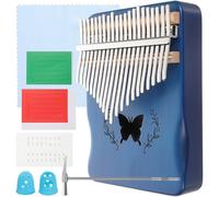 Zerodeko Kalimba Portable Clés Piano à Pouce Instrument de Musique Adulte Bleu Ergonomique et Accordé pour Débutants et Scène