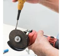 Zerodeko Kit 6 Pièces Écrous de Blocage Angulaire Intérieur et Extérieur en Acier Inoxydable, Plaques de Pression et Clés 14x17 Adaptées Meuleuse D’angle, Accessoires Outils Électriques