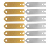 Zerodeko Kit de 12 Bandes Cuivre-Zinc pour Électrodes, Adapté aux Expériences d'Énergie Fruitière et Projets Scientifiques Éducatifs