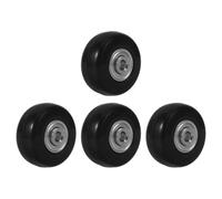 Zerodeko Kit de 4 roulettes pour Valise à Main, Installation Facile DIY, Roulements à Billes de Précision en Caoutchouc et Métal, Mobilité Améliorée pour Aéroports et Trottoirs