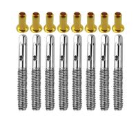 Zerodeko Kit de 8 Chevilles D'accordage en Acier Vis pour Piano, Guitares, Violons et Ukulélés - Outils de Réglage Précis pour Maintien Stable des Cordes, Accessoires Polyvalents